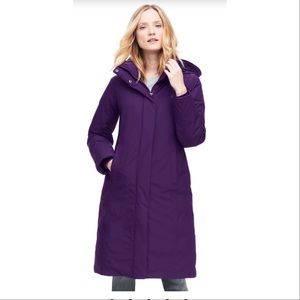 Women’s Land’s End Down Coat, Black, Size S, NWOT